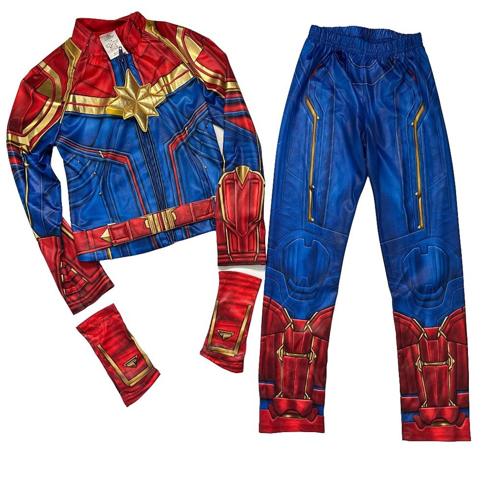 Authentic Disney Parks Captain Marvel Costume - Size Medium (7/8)